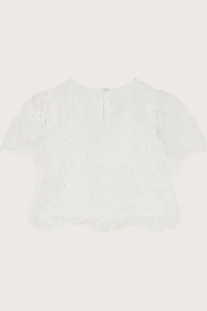 Monsoon Anna Lace Bridesmaid Top9 år (134cm)