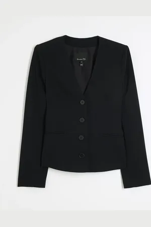 River Island Yellow Button Front Blazer38