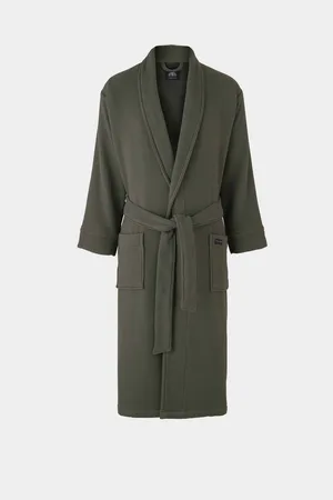 SAVILE ROW The Vaflet 100% Bomuld Morgenkåbe med forXL