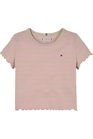 Tommy Hilfiger Ribbed Short Sleeve Knit Top14 år (164cm)