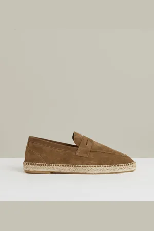 Reiss Cannes Suede Penny-Strap Espadrilles