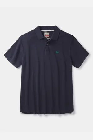 Aubin Blue Lusby Pique Polo ShirtXL