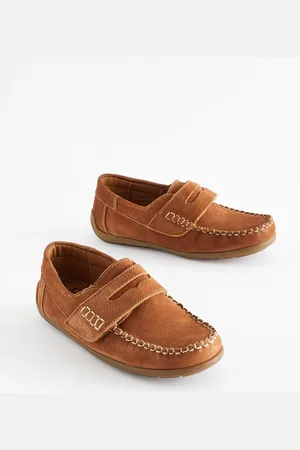 Next Penny Loafers i læder med berørings- og tætlukning
