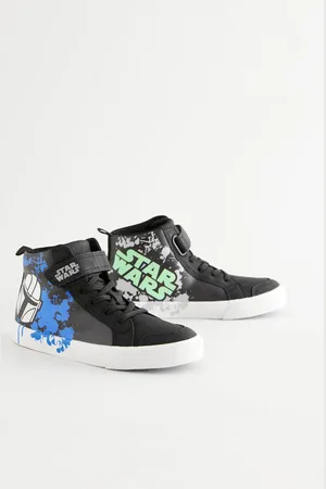 Next Star Wars Elastic Lace High Top Trainers