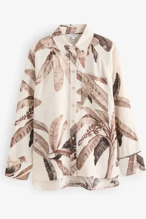 Next 100% Linen Button Down Relaxed Long Sleeve Shirt38