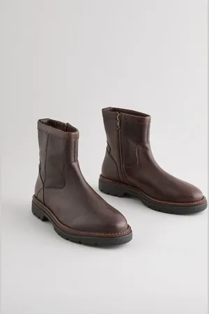 Next Leather Pull On Boots