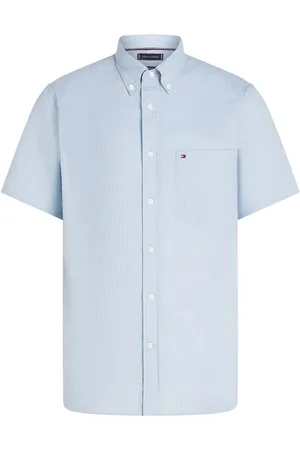 Tommy Hilfiger Regular Fit Seersucker Short Sleeve 100% Cotton ShirtStor