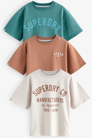 Superdry Collegiate T-Shirts 3 Pack140146cm