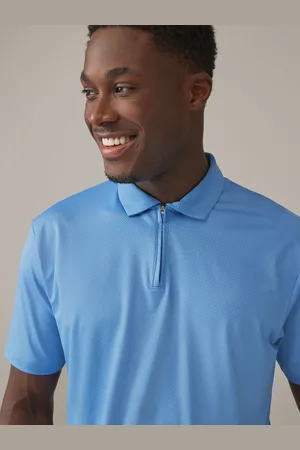 Next Active Textured Golf Polo ShirtXXL