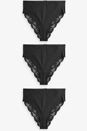 Next Ingen VPL Lace Back Briefs 3 Pakke34