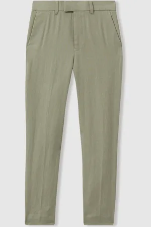 Reiss Kin Slim Fit Hør Justerbar Bukser98104cm