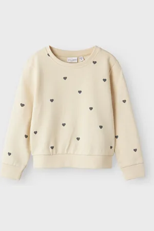 NAME IT Heart Printed 100% Cotton Sweatshirt5 år (110cm)