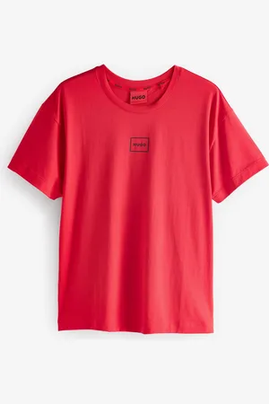 HUGO BOSS Logo Print Stretch Cotton Relaxed Fit T-Shirtsmall