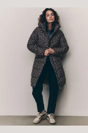 Next Vandafvisende Polstret Puffer Hooded Mid Length Coat44 Petite