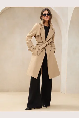 Lipsy London Belted Contrast Piping Trench Coat46