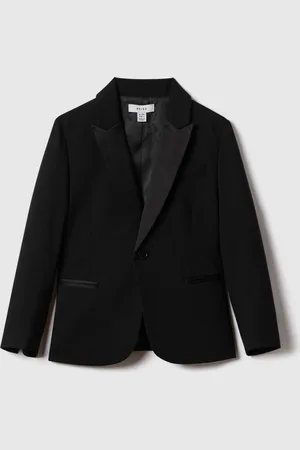 Reiss Knightsbridge Wool-Blend Single-Breasted Tuxedo Jacket152158cm