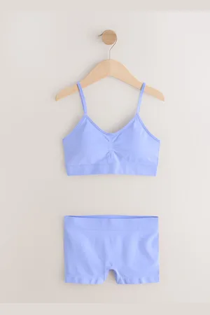 Next Seamfree Crop Tops And Shorts 2 Pack Set (7-16yrs)7-10 år