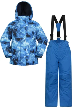 Mountain Warehouse Kids Fleece Lined Printed Snow Ski Jacket And Trousers Set11 - 12 år (146 - 152cm)