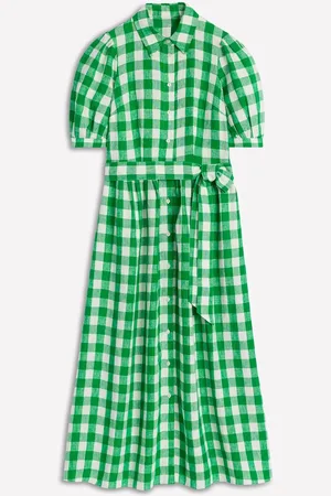 Boden Alexa 100% Linen Maxi Shirt Dress38