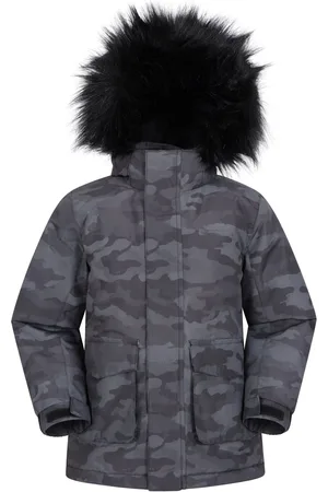 Mountain Warehouse Ranger Printed Kids Vandtæt Jakke13 - 14 år (158 - 164cm)