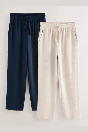 Next Jersey Seersucker Striped Pyjama Bottoms 2 PackX-Small Regular