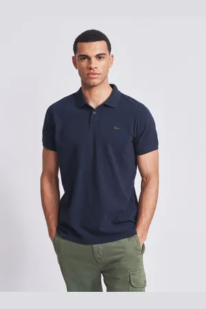 Aubin Blue Marcel Pique100% Cotton Polo ShirtM