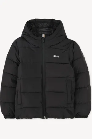 HUGO BOSS Chest Logo Hooded Puffer Jacket14 år (164cm)