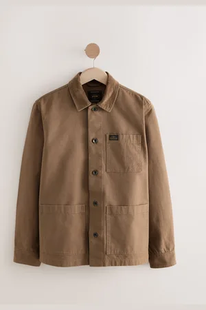 Next Lærredsarbejde 100% Bomuld Jakke Med Corduroy Krave2X-Large