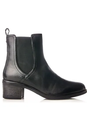 Moda In Pelle Natele Block Heel Chelsea Boots