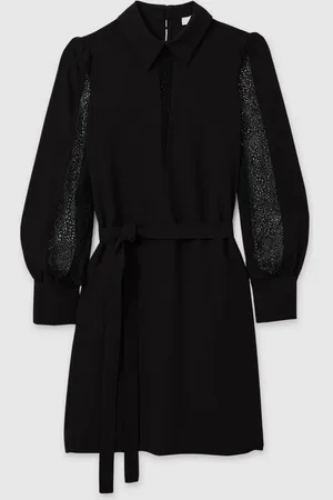 Reiss Reema Lace Insert Mini Kjole36