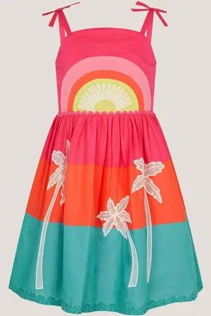Monsoon Sunset Embroidered Sundress98104cm
