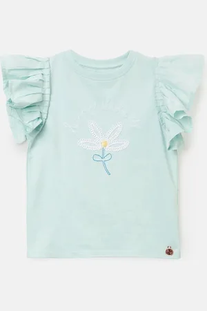 Angel & Rocket Daisy Pleat Sleeve 100% Cotton Top7 - 8 år (122 - 128cm)