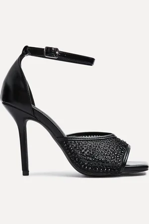 Linzi Erica Mesh Diamante Sandaler med stiletto