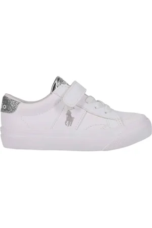 Ralph Lauren Kids Glitter Ryley PS Velcro Strap Trainersuk35eu195