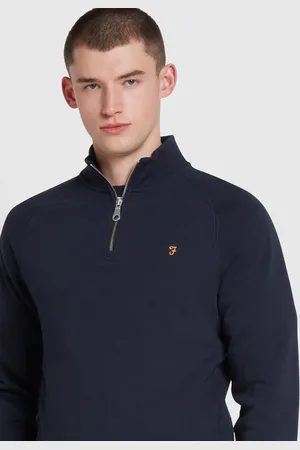 Farah Jim Quarter Zip SweatshirtL