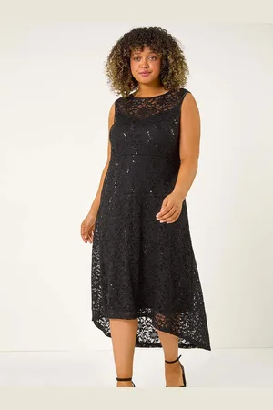 Roman Curve Sequin Lace Sweetheart Dress48