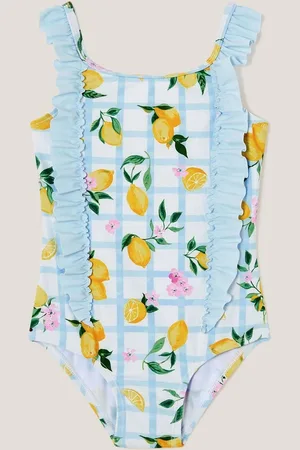 Monsoon Baby Lemon Tile Print Swimsuit8692cm