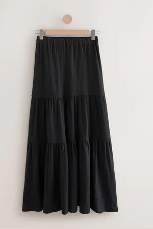 Next 100% Bomuld Tiered Maxi Nederdele