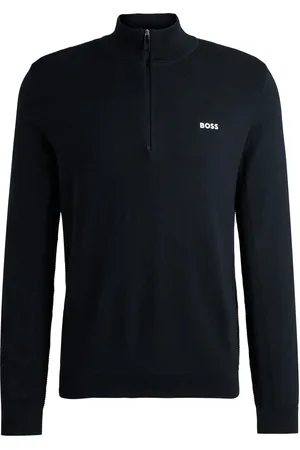 HUGO BOSS Quarter Zip Dry-Flex Fabric SweaterXXL