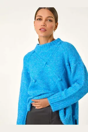 Roman Boucle Diamond Stitch Trøje40