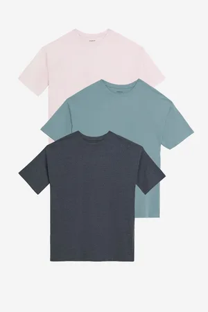 Simply Be Boyfriend 100% Bomuld T-shirt 3 Pakke42