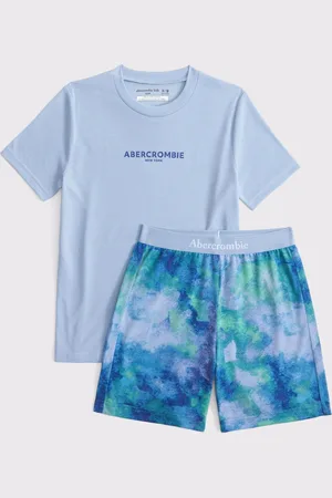 Abercrombie & Fitch Logo T-Shirt & Shorts Pyjama Set166168cm