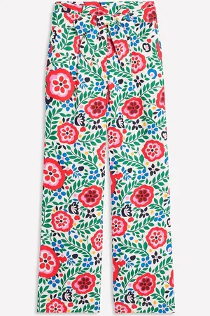 Boden Belted 100% Cotton Linen Trousers42