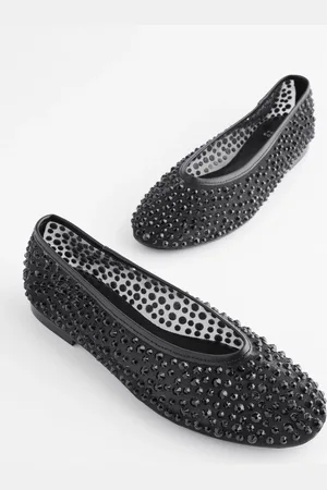 Next Forever Comfort Rund Toe Mesh Jewel Ballerina Sko