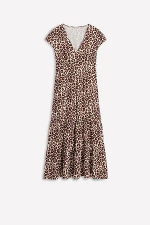 Boden Tiered Jersey Midi Kjole42