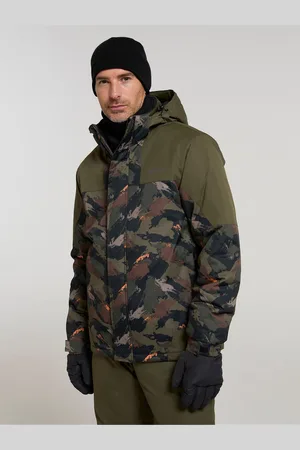 Mountain Warehouse Herre Vandafvisende Printede Ski Jakke Og Bukser SætM