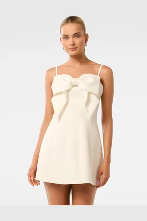 Forever New Hayley Bow Front Mini Dress38
