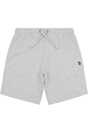 U.S. Polo Assn. U. S. Polo Assn. Mens Classic Fit Double Horsemen 100% Cotton Sweat ShortsL