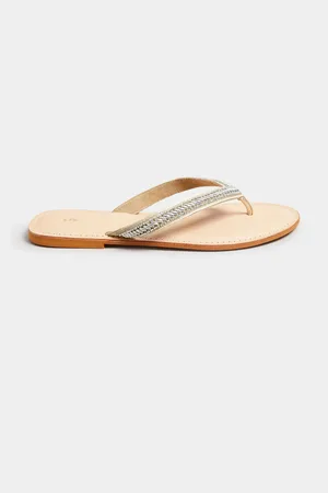 Long Tall Sally Embellished Flip Flop Sandal In Standard Fit