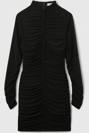 Reiss Sabrina Ruched-Jersey Mini DressXS